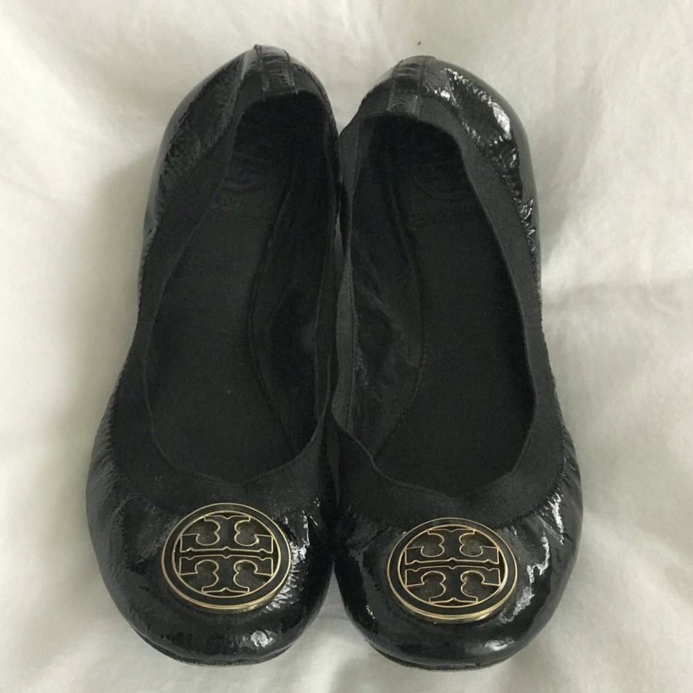 Tory Burch Caroline Ballet Flats - Black, size 7